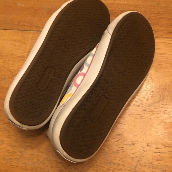 Coach sneakers very good cond cute size 9.5 NICE - Picture 7 of 8